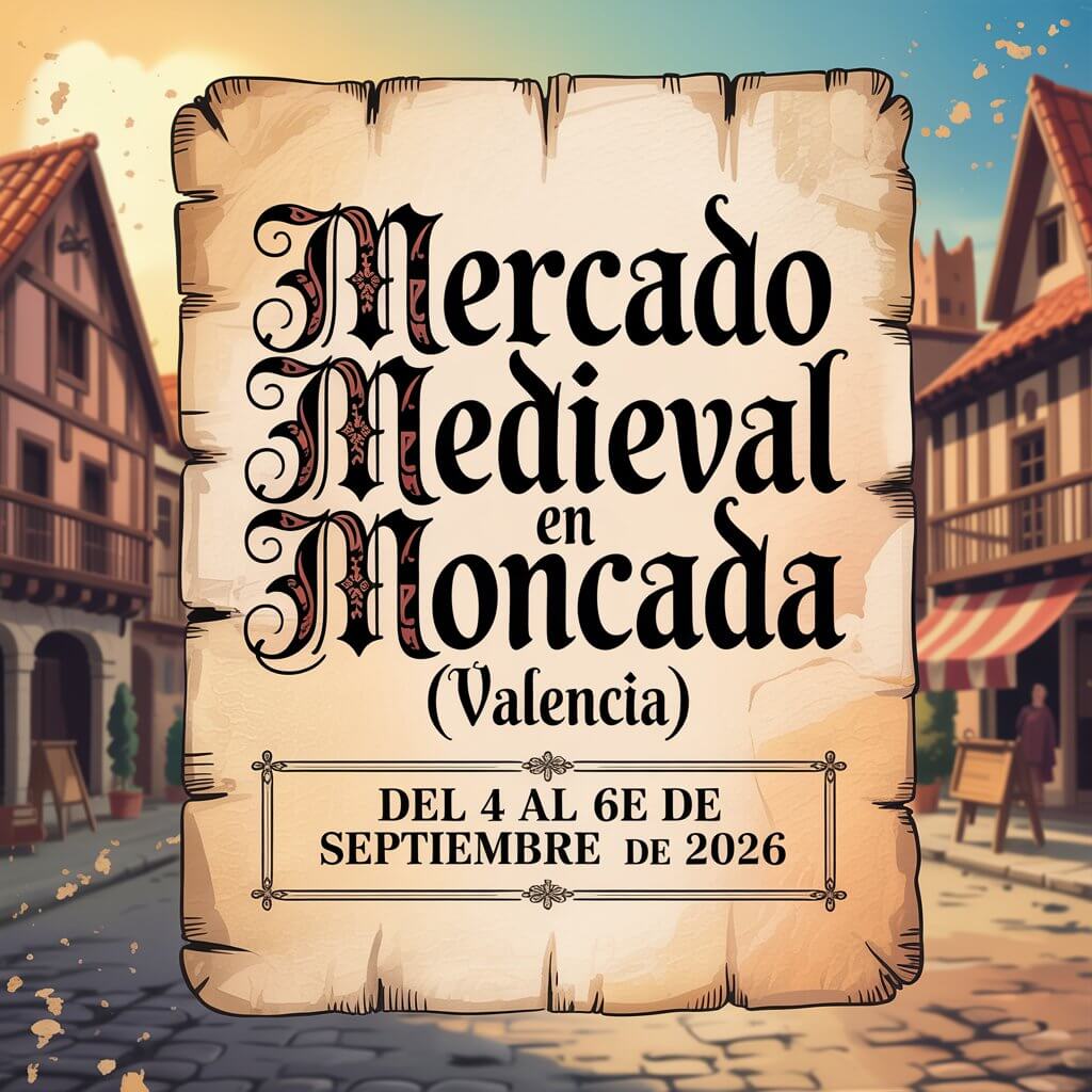 Mercado Medieval en Moncada (Valencia) 2026