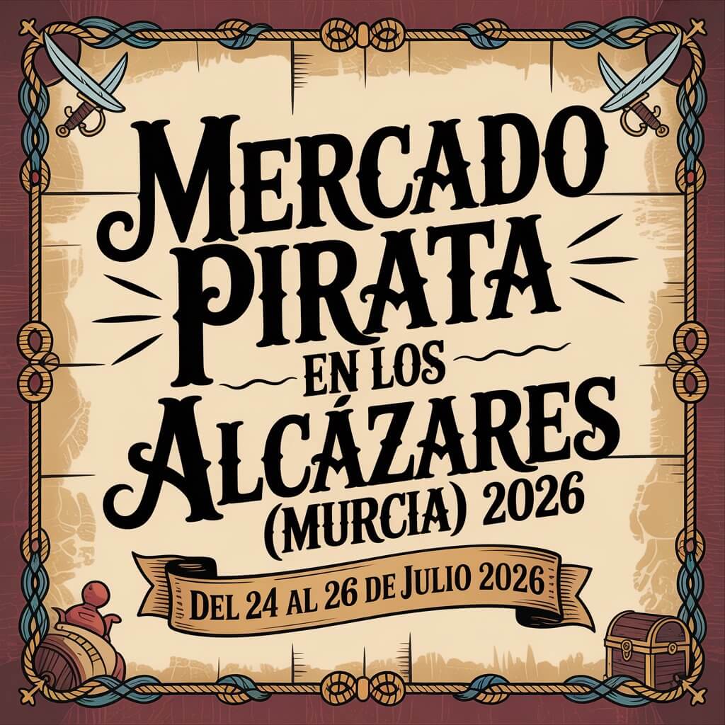 Mercado Pirata en Los Alcázares (Murcia) 2026