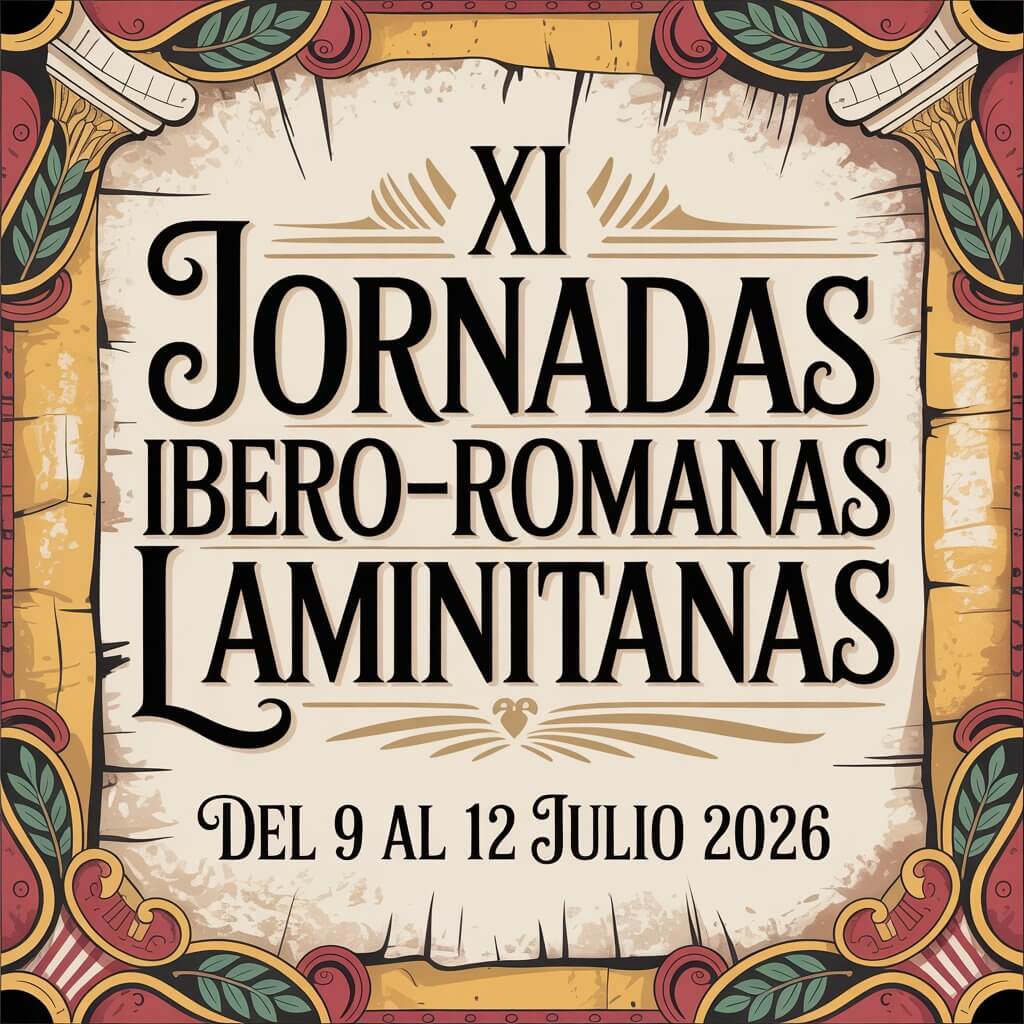XI Jornadas Ibero-Romanas Laminitanas 2026