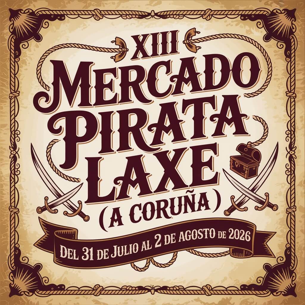 XIII Mercado Pirata de Laxe (A Coruña) 2026