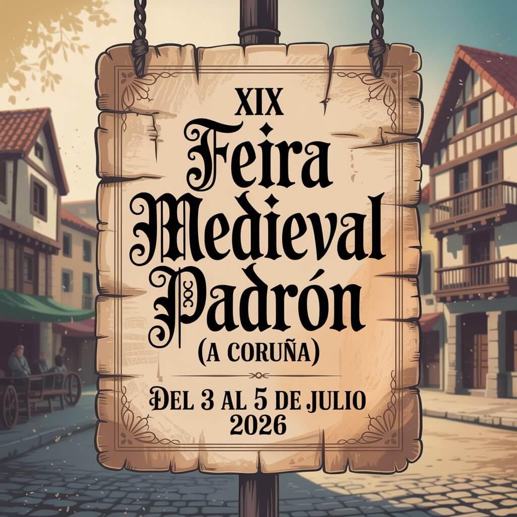 XIX Feira Medieval de Padrón (A Coruña) 2026