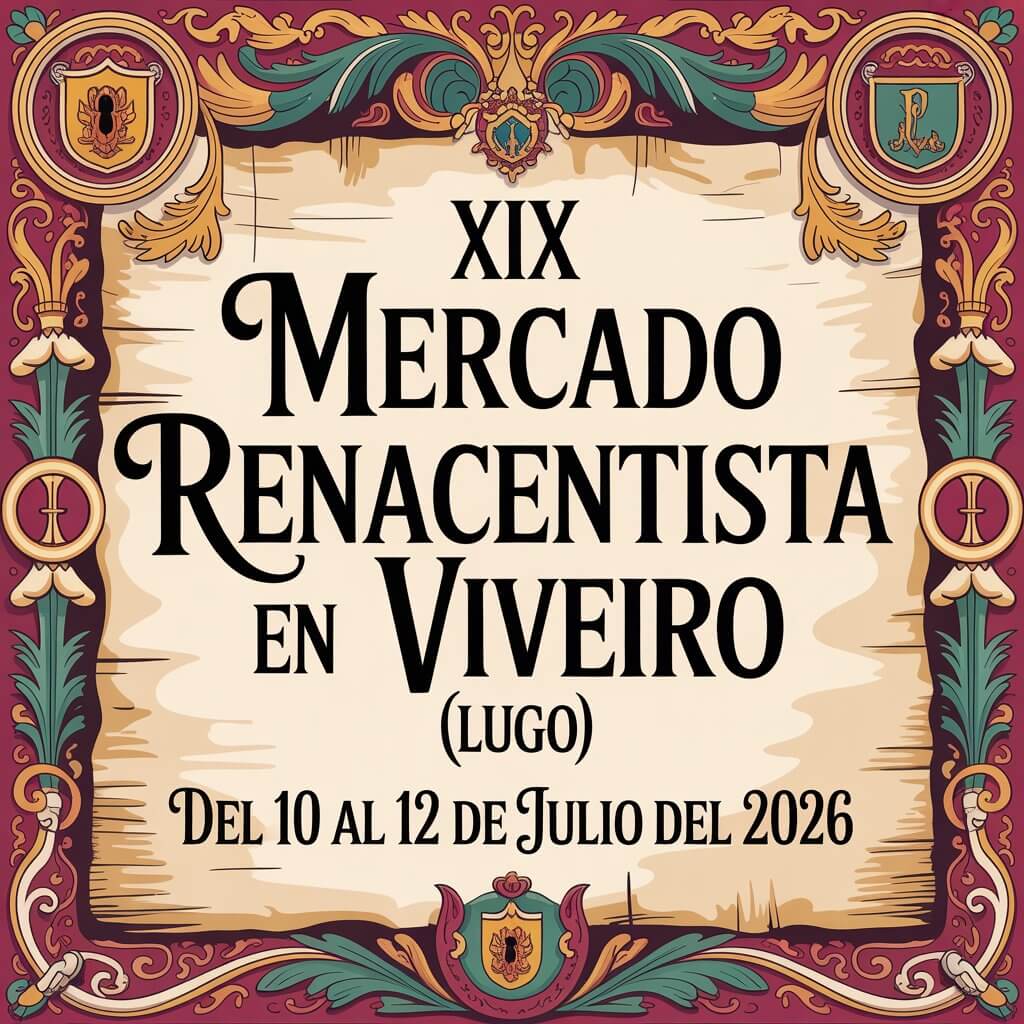 XIX Mercado Renacentista en Viveiro (Lugo) 2026