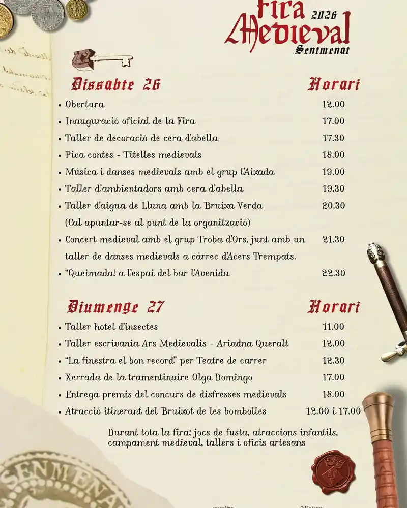 Feria Medieval de Sentmenat (Barcelona) 2026