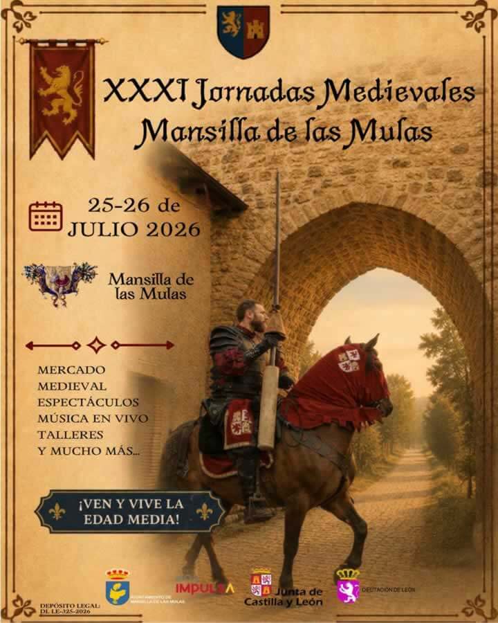 XXXI Jornadas Medievales de Mansilla de las Mulas (León) 2026