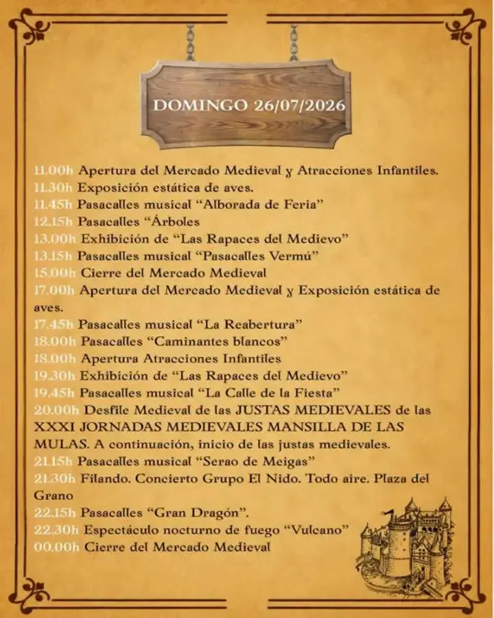 XXXI Jornadas Medievales de Mansilla de las Mulas (León) 2026