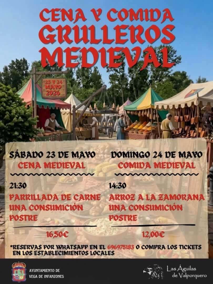 Mercado Medieval en Grulleros (León) 2026