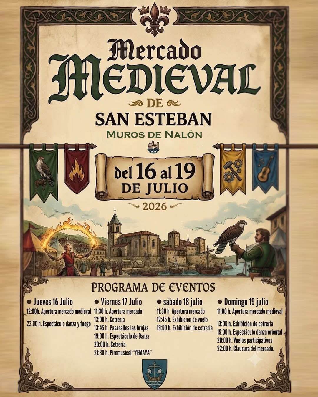 Mercado Medieval de San Esteban de Pravia (Asturias) 2026