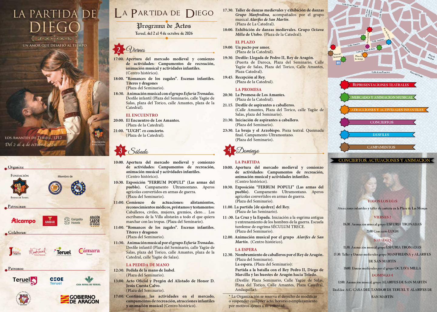 Programa de La Partida de Diego
