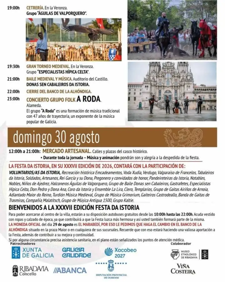 Festa da Istoria de Ribadavia (Ourense) 2026