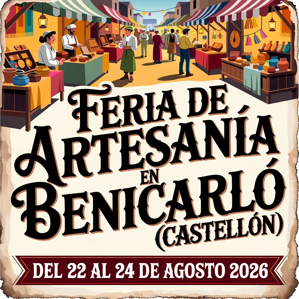 Feria de Artesanía en Benicarló (Castellón) 2026