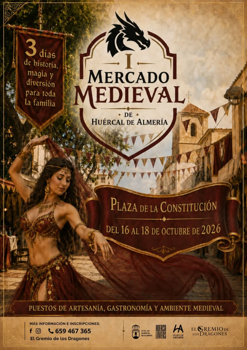 I Mercado Medieval de Huércal de Almería 2026
