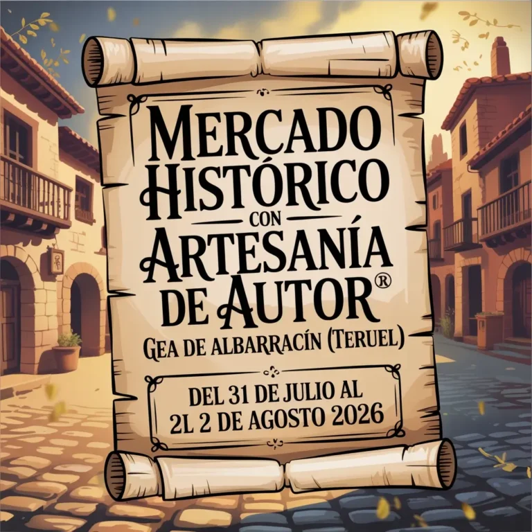 Mercado Histórico con Artesanía de Autor® de Gea de Albarracín (Teruel) 2026