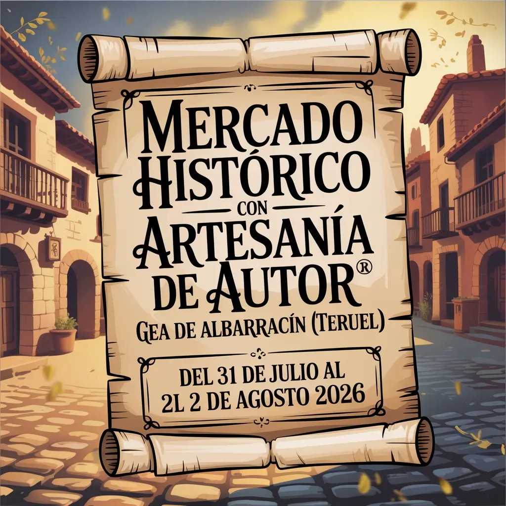 Mercado Histórico con Artesanía de Autor® de Gea de Albarracín (Teruel) 2026