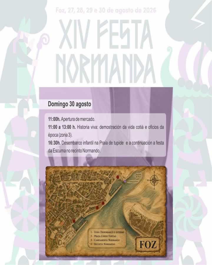 Programa - XIV Festa Normanda de Foz (Lugo) 2026