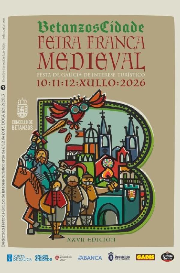 XXVII Feira Franca Medieval de Betanzos (A Coruña) 2026