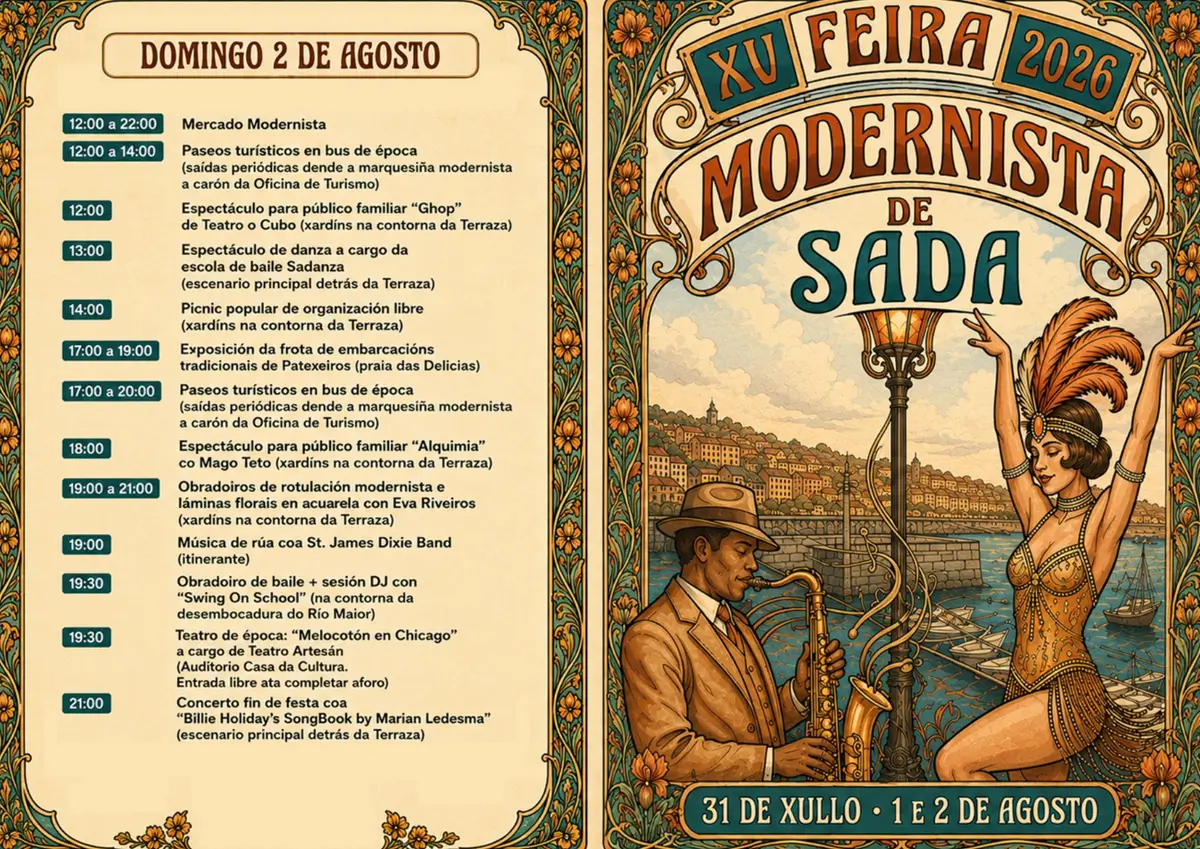 XV Feira Modernista de Sada (A Coruña) 2026