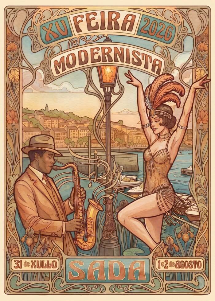 XV Feira Modernista de Sada (A Coruña) 2026
