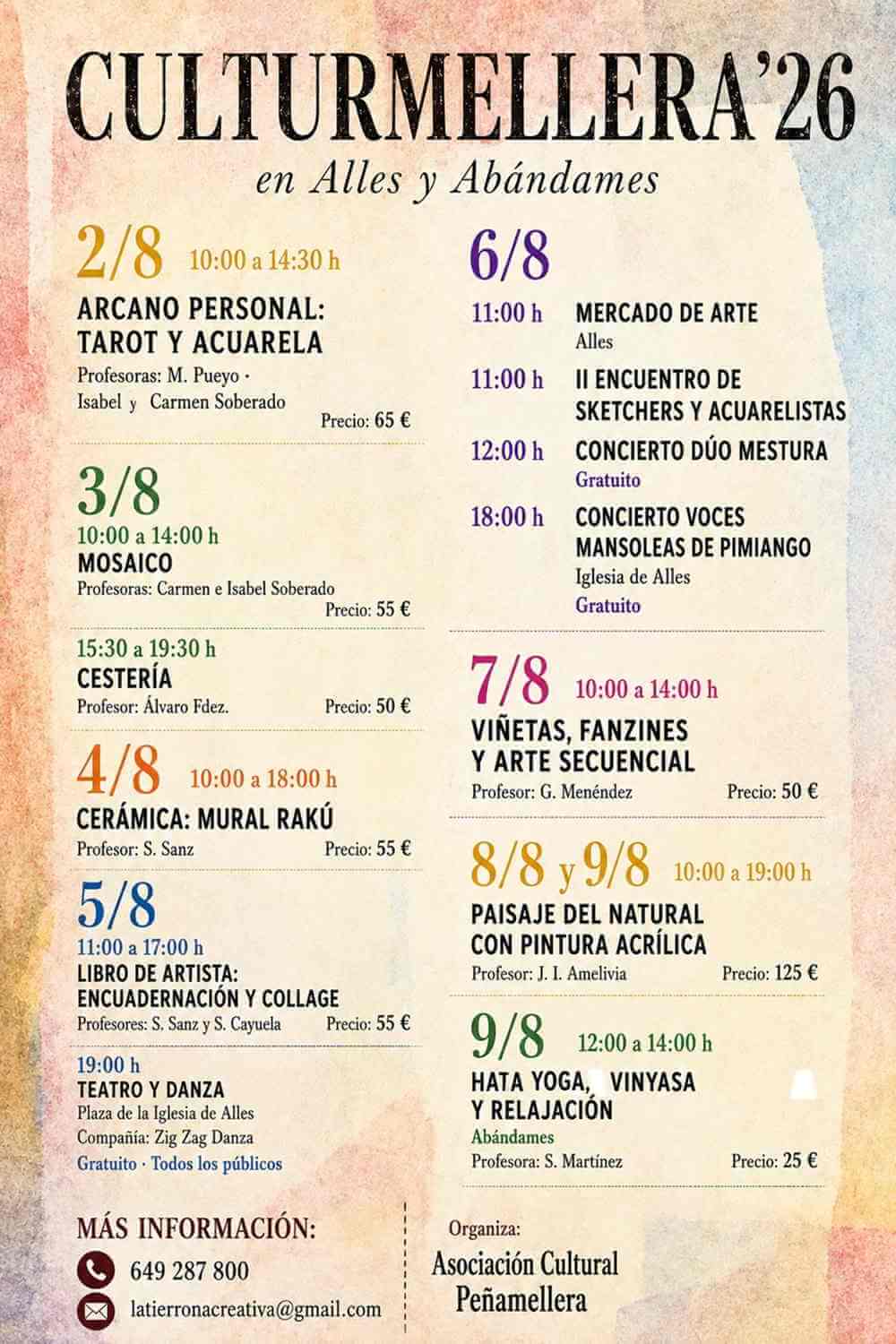Programa de actividades CULTURMELLERA 26