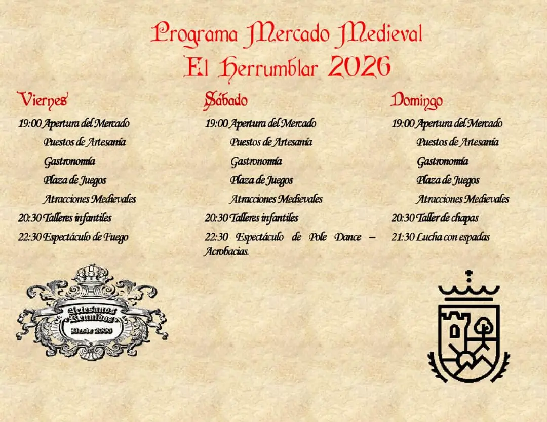 Mercado Medieval de El Herrumblar (Cuenca) 2026