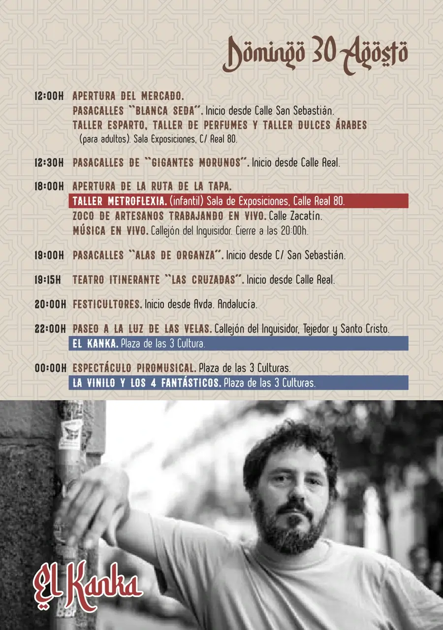 Programa Festival Frigiliana 3 Culturas (Málaga) 2026