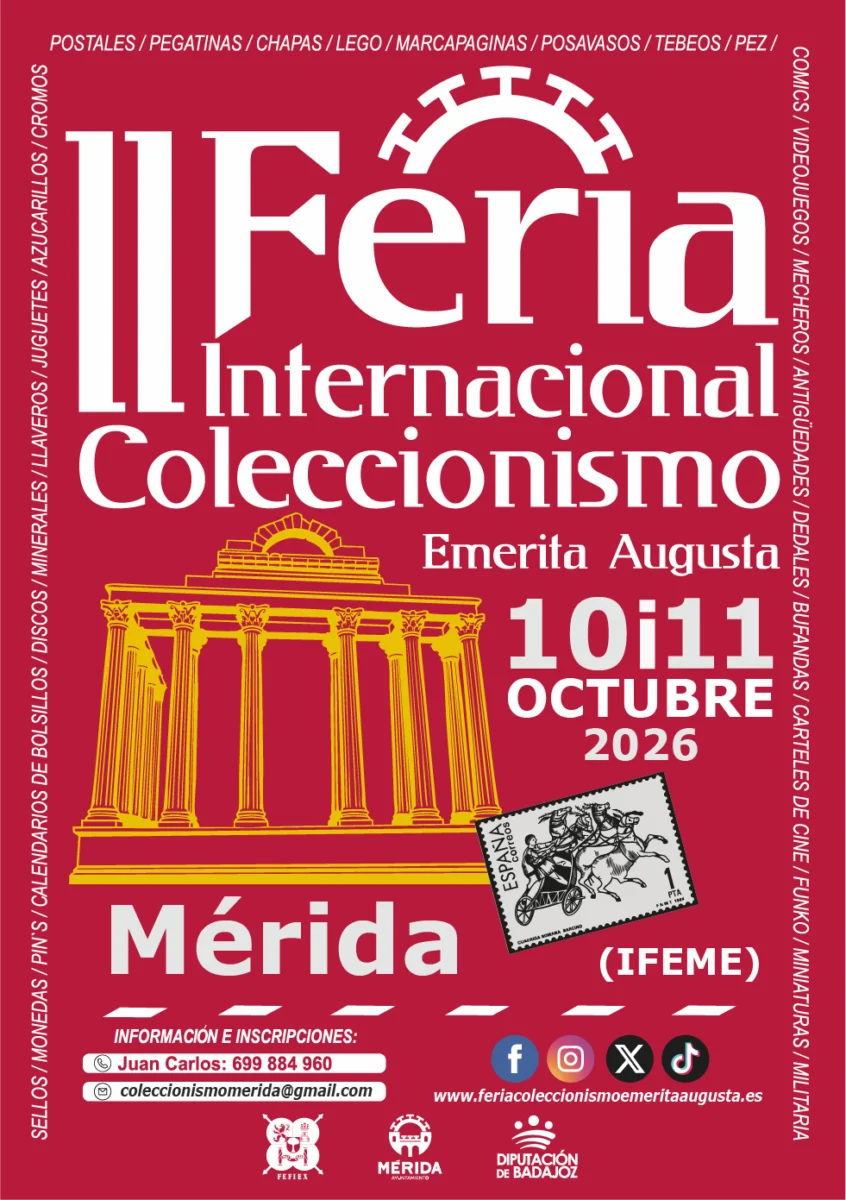 II Feria Internacional de Coleccionismo “Emerita Augusta” 2026