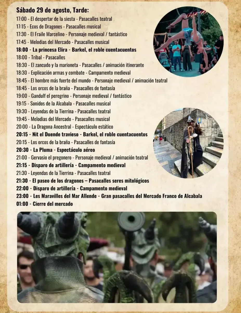 Programa Mercado Medieval de Avilés (Asturias) 2026