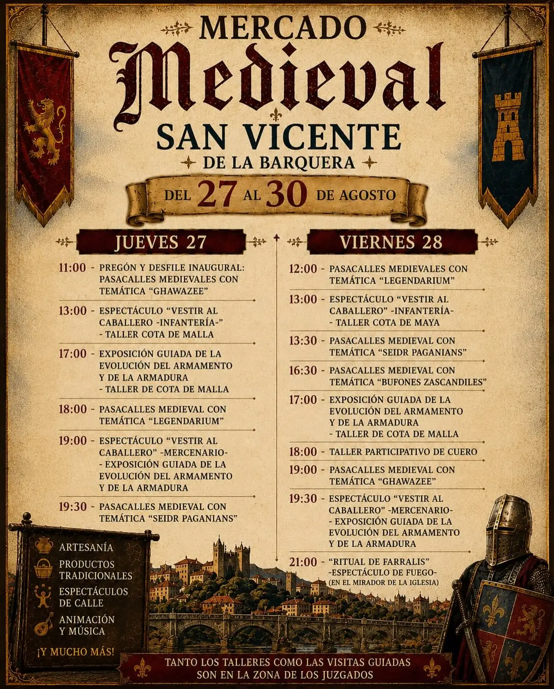 Mercado Medieval de San Vicente de La Barquera (Cantabria) 2026