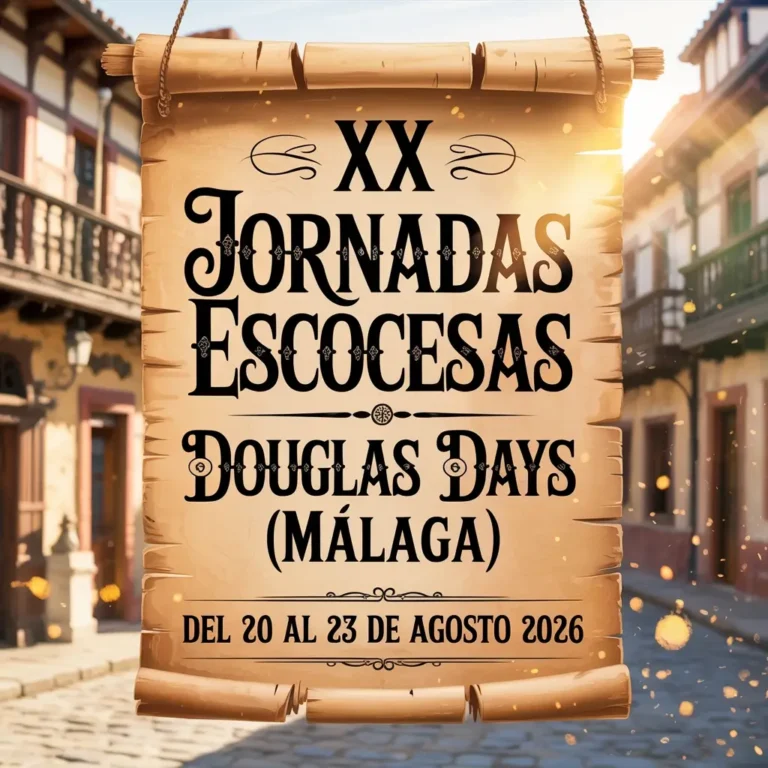 XX Jornadas Escocesas “Douglas Days” (Málaga) 2026