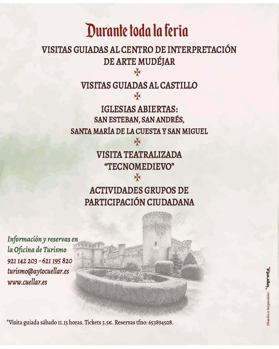 Programa XXX Feria Mudéjar de Cuéllar (Segovia) 2026