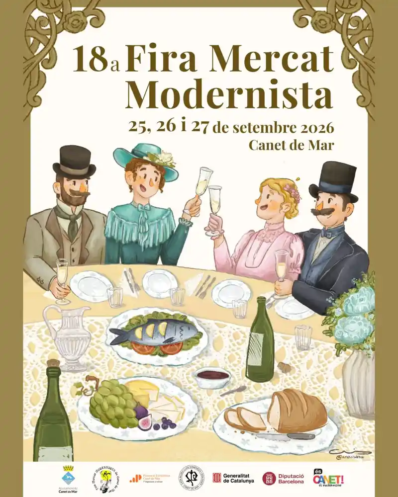 18.ยช Feria Mercado Modernista de Canet de Mar (Barcelona) 2026