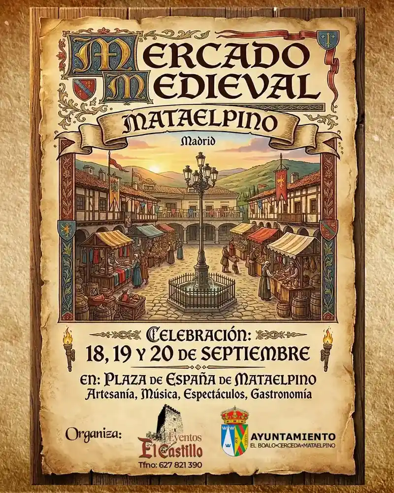 Mercado Medieval de Mataelpino (Madrid) 2026