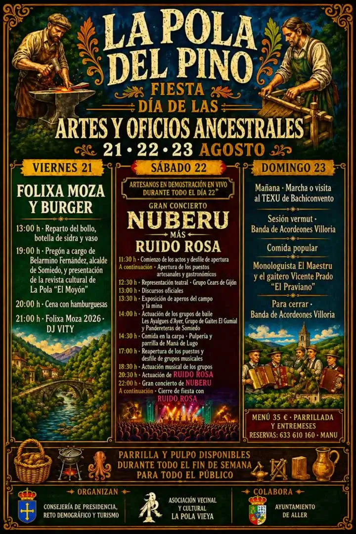 Fiesta del Día de las Artes y Oficios Ancestrales (Asturias) 2026