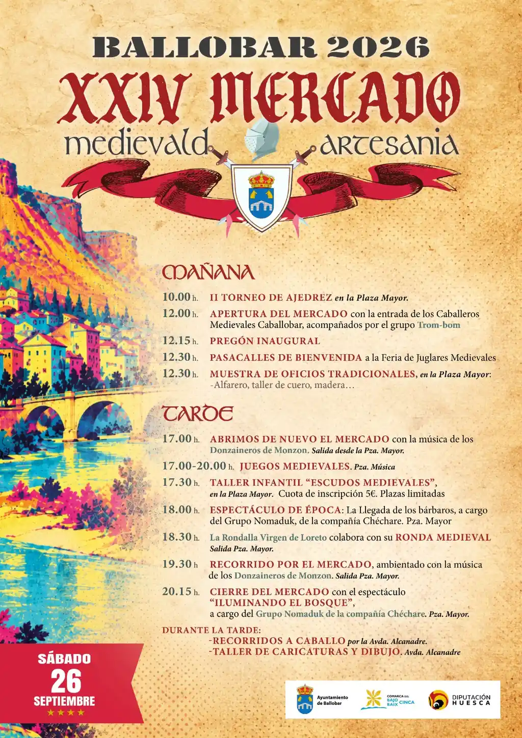 XXIV Mercado Medieval de Ballobar (Huesca) 2026