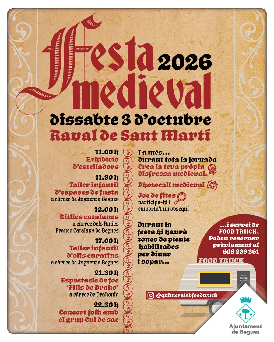 IV Festa Medieval de Begues (Barcelona) 2026