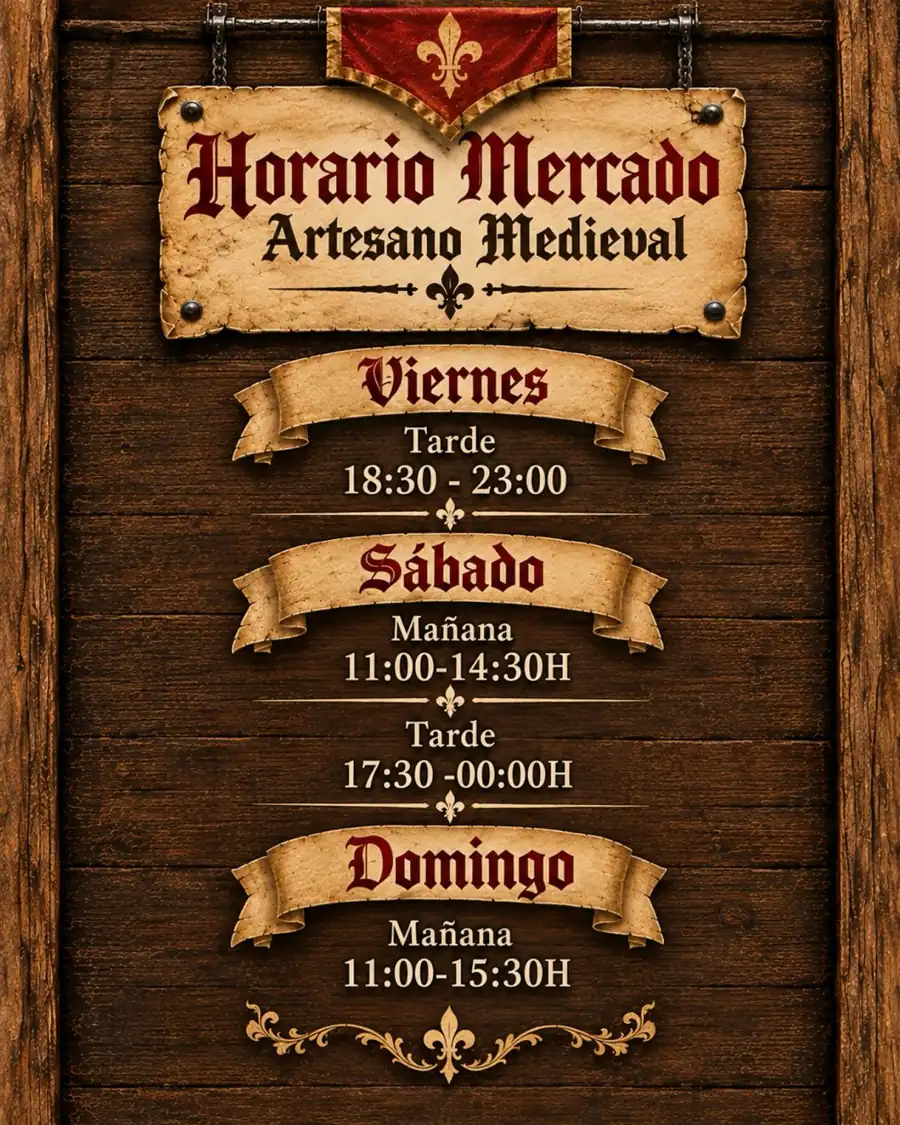 Programa de las XV Jornadas Medievales de Corral de Almaguer
