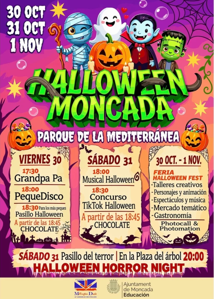 Feria de Halloween de Moncada (Valencia) 2026