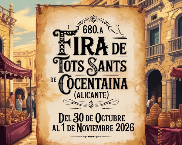 680.ยช Fira de Tots Sants de Cocentaina (Alicante) 2026