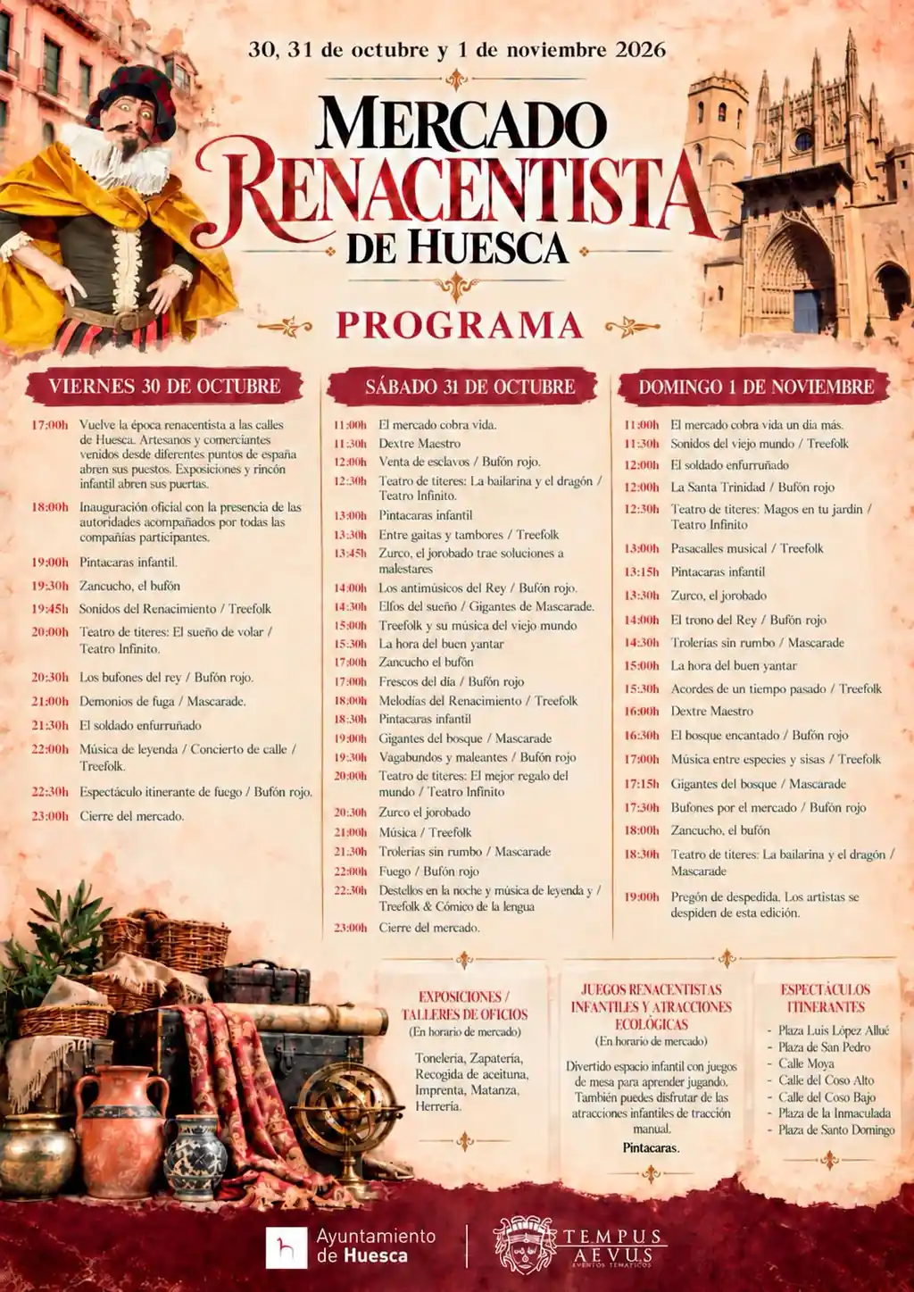 Mercado Renacentista de Huesca 2026