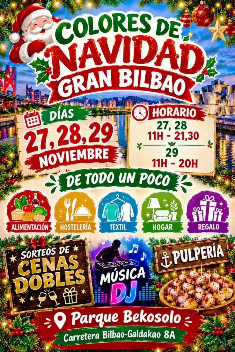 Colores de Navidad Gran Bilbao (Bizkaia) 2026
