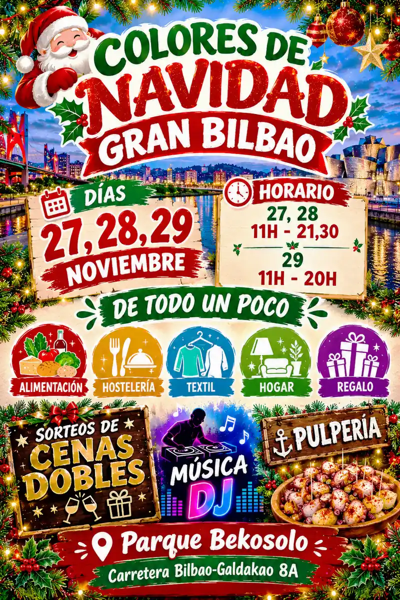 Colores de Navidad Gran Bilbao (Bizkaia) 2026