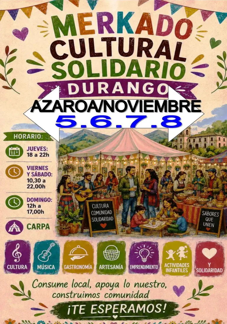Mercado Cultural Solidario de Durango (Bizkaia) 2026