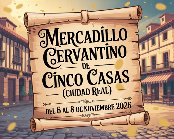 Mercadillo Cervantino de Cinco Casas (Ciudad Real) 2026