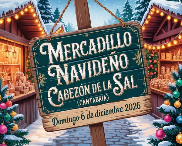Mercadillo Navideño de Cabezón de la Sal (Cantabria) 2026