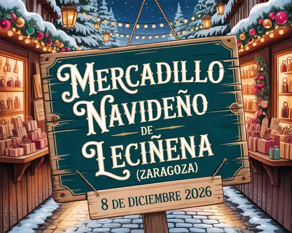 Mercadillo Navideño de Leciñena (Zaragoza) 2026