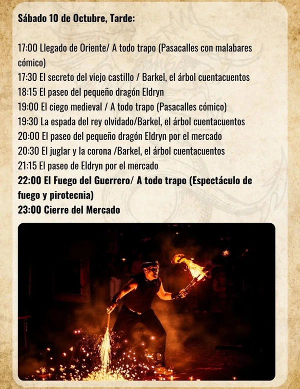 Programa del Mercado Medieval de Soria 2026