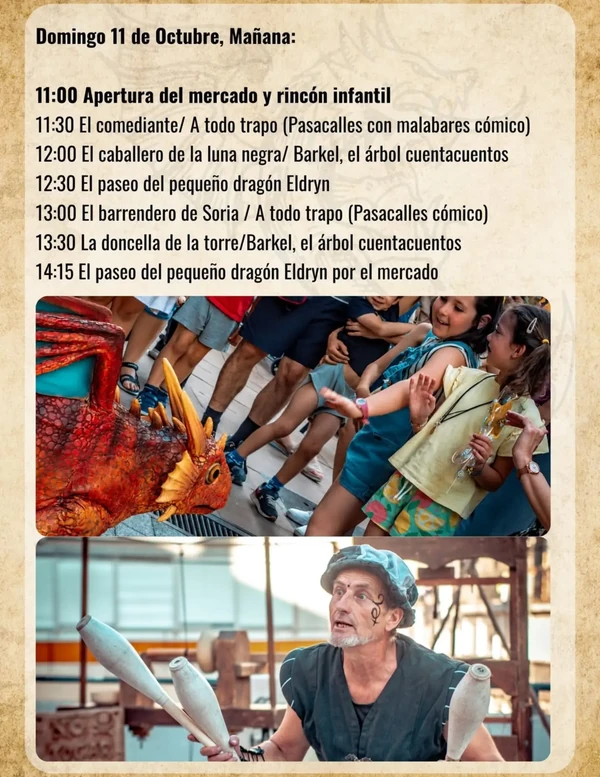 Programa del Mercado Medieval de Soria 2026