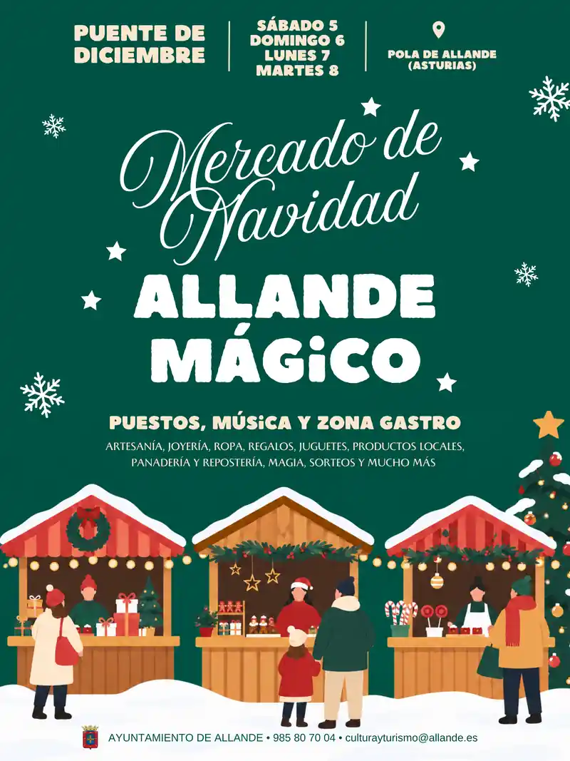Mercado de Navidad Allande Mágico (Asturias) 2026
