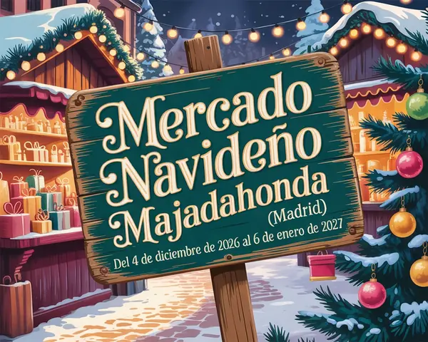 Mercado NavideƱo de Majadahonda (Madrid) 2026-2027