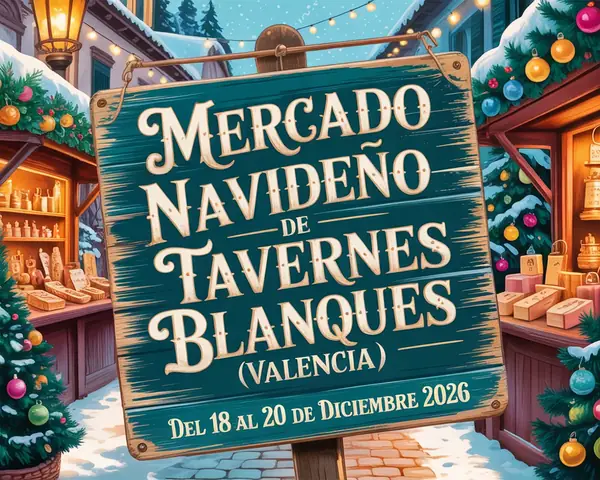 Mercado NavideƱo de Tavernes Blanques (Valencia) 2026