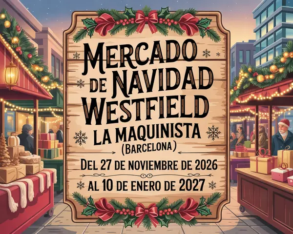 Mercado de Navidad de Westfield La Maquinista (Barcelona) 2026-2027